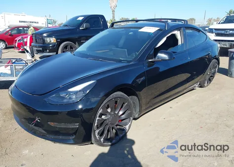 2022 Tesla Model 3 Performance Dual Motor All-Wheel Drive from USA, damaged, VIN 5YJ3E1EC3NF354496